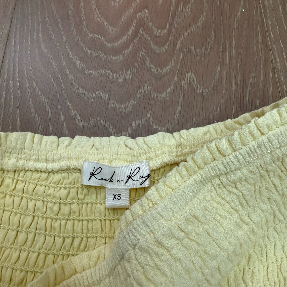 Yellow Ruffled Skirt - Picture 2 of 3
